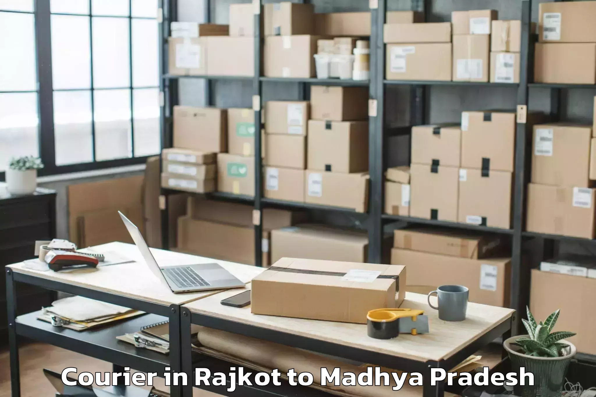 Easy Rajkot to Moman Badodiya Courier Booking